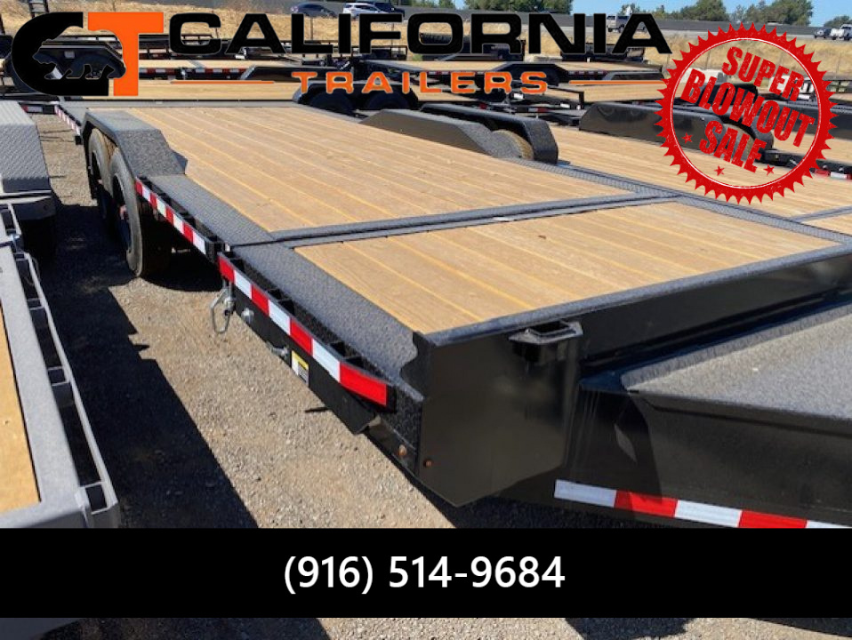 New 102x22 Tandem Axle 17.6K Equipment Tilt w/Drive Over Fenders