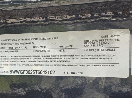 New 2026 Delco Trailers FD36RA2ES5K
