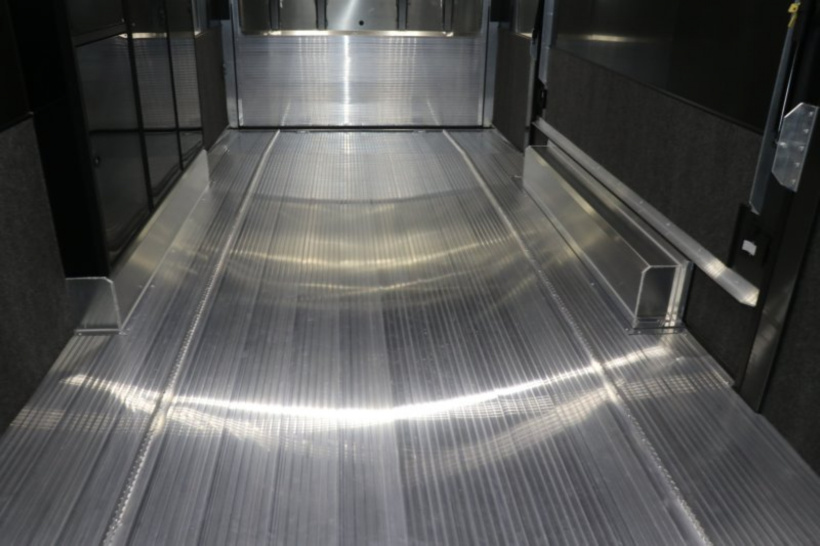 New In-Tech Lite 8.5x24 Race Trailer-10K Charcoal W/ Black Trim- L Base Cabinet, Generator Door, Tool Drawers, & WW Cabinet