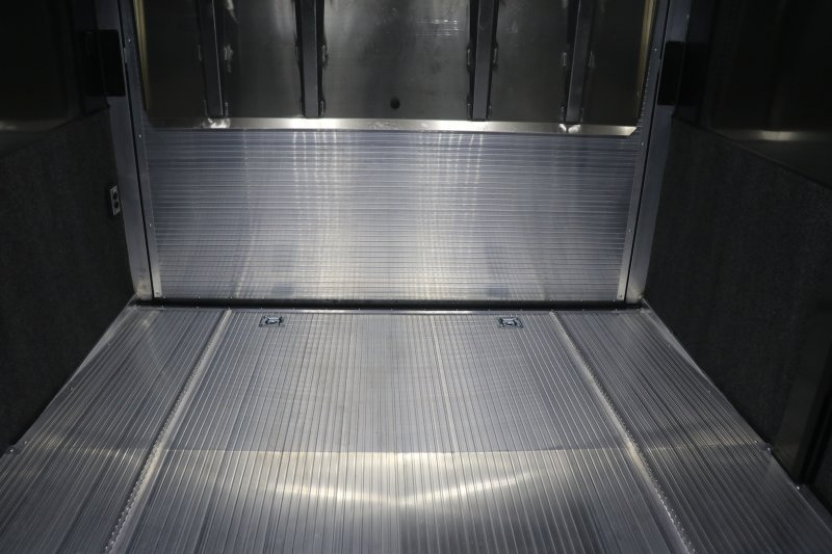 New In-Tech Lite 8.5x24 Race Trailer-10K Charcoal W/ Black Trim- L Base Cabinet, Generator Door, Tool Drawers, & WW Cabinet