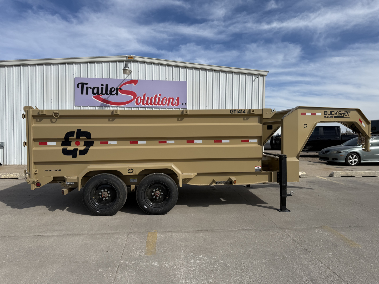 New 2027 Buckshot MFG GTI414 14' X 83" X 48" Dump Trailer