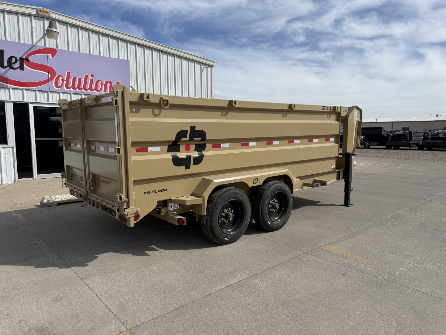 New 2027 Buckshot MFG GTI414 14' X 83" X 48" Dump Trailer