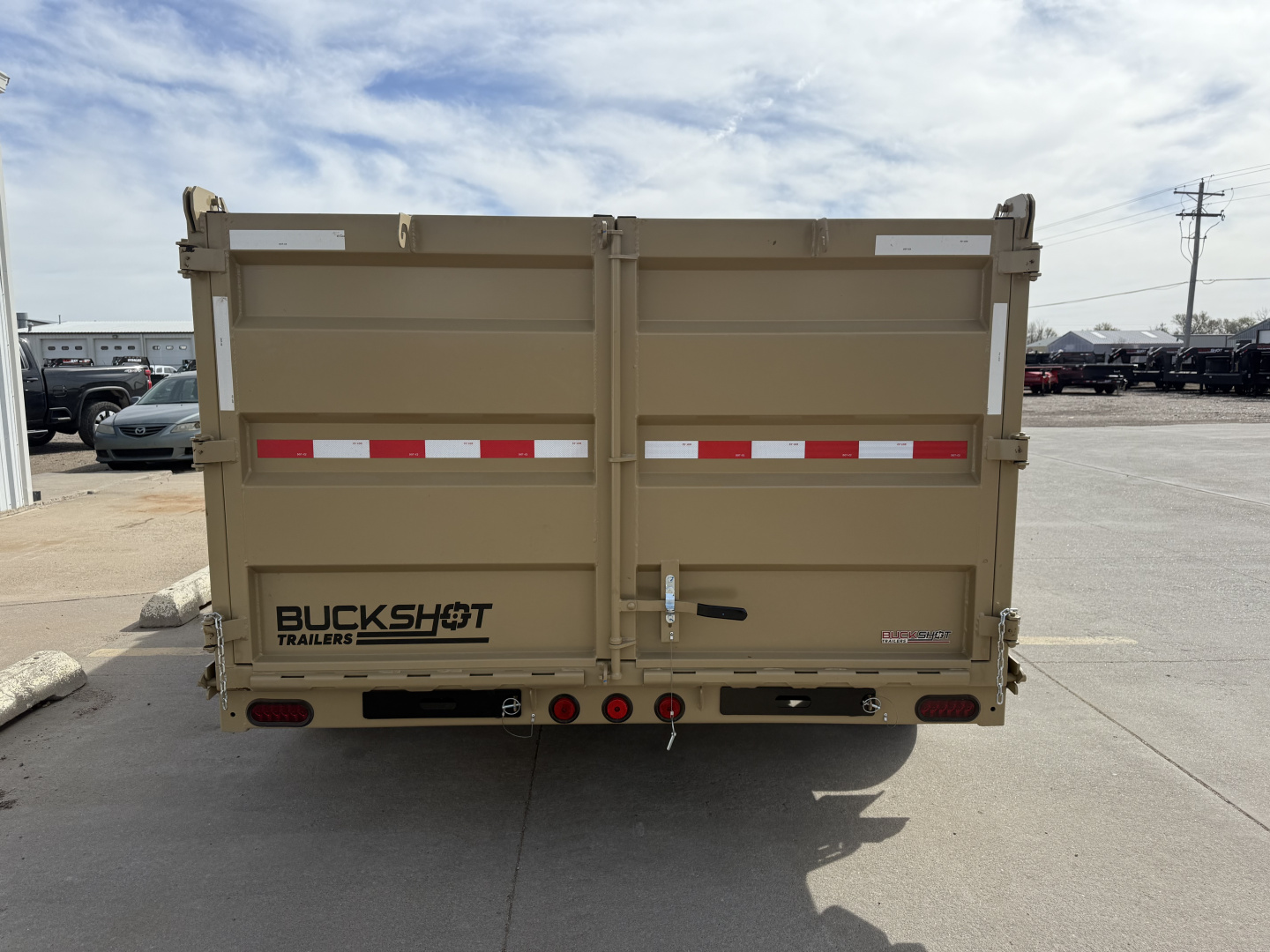 New 2027 Buckshot MFG GTI414 14' X 83" X 48" Dump Trailer