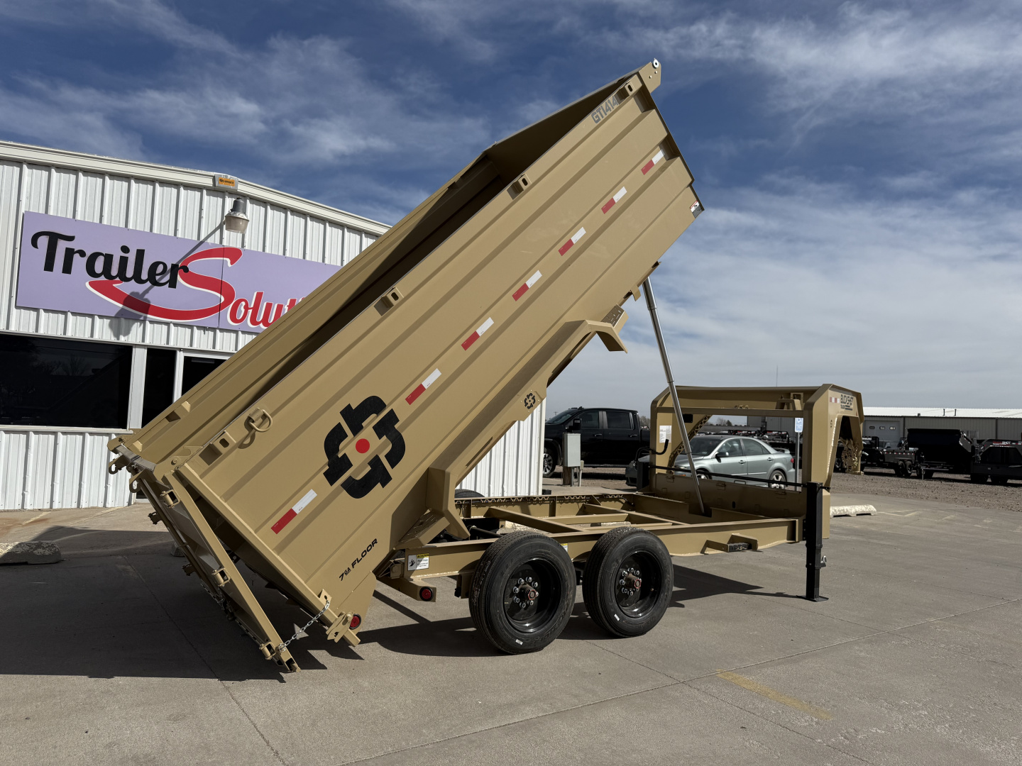 New 2027 Buckshot MFG GTI414 14' X 83" X 48" Dump Trailer