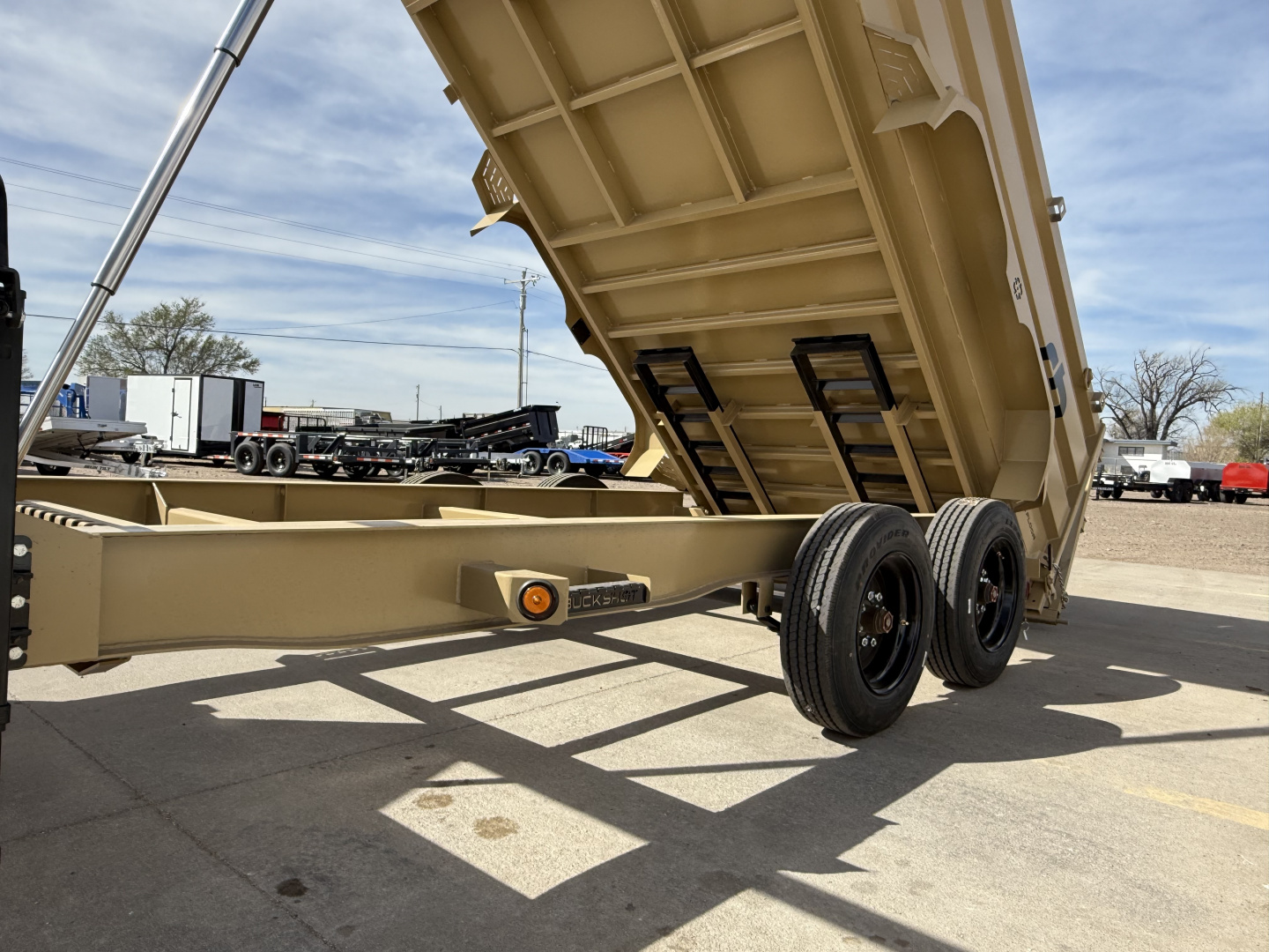 New 2027 Buckshot MFG GTI414 14' X 83" X 48" Dump Trailer