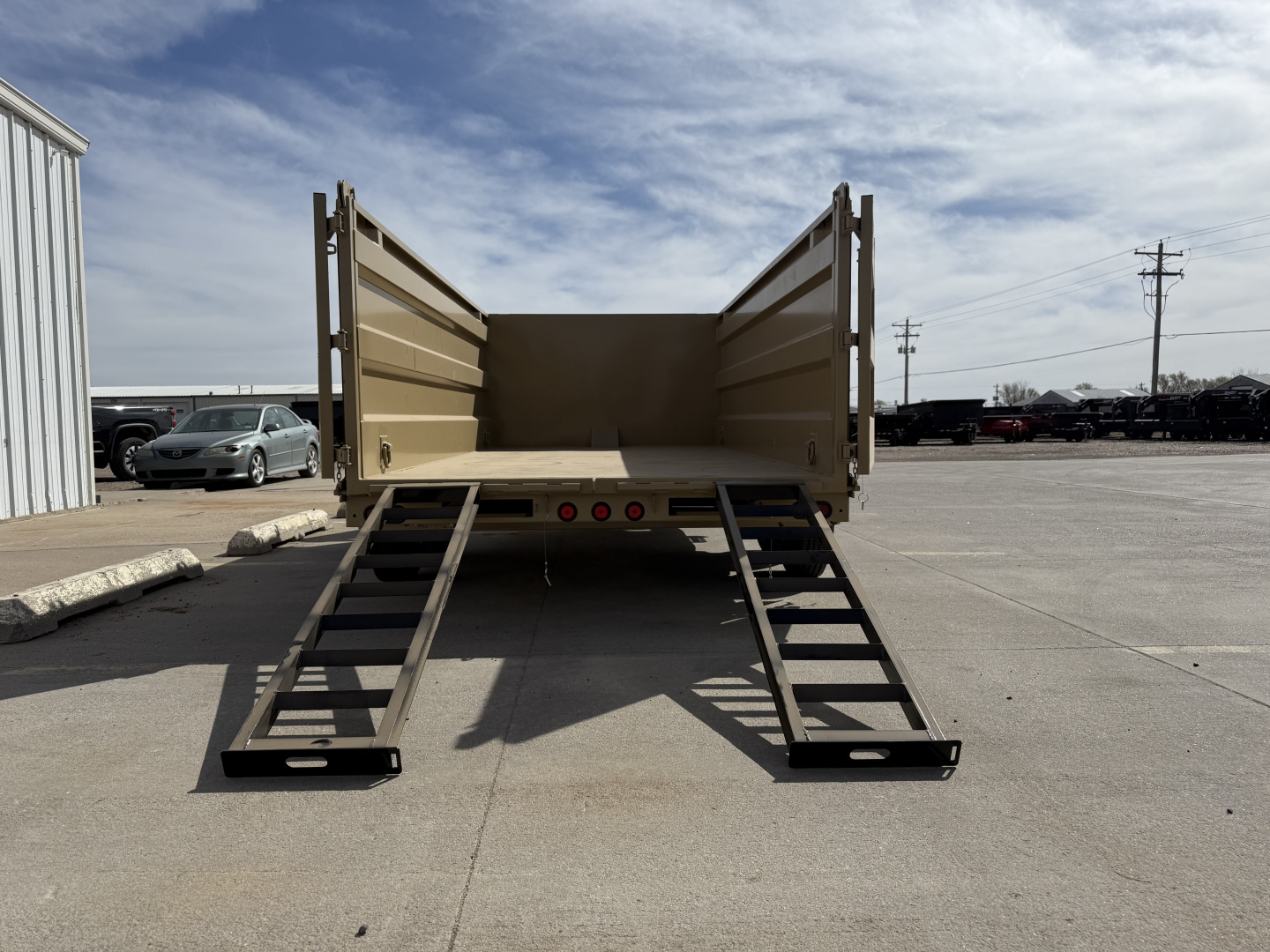 New 2027 Buckshot MFG GTI414 14' X 83" X 48" Dump Trailer