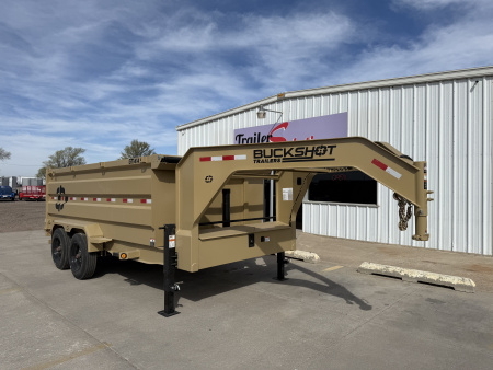 New 2027 Buckshot MFG GTI414 14' X 83" X 48" Dump Trailer