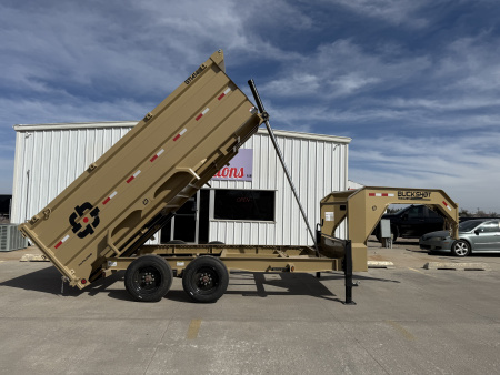 New 2027 Buckshot MFG GTI414 14' X 83  X 48  Dump Trailer
