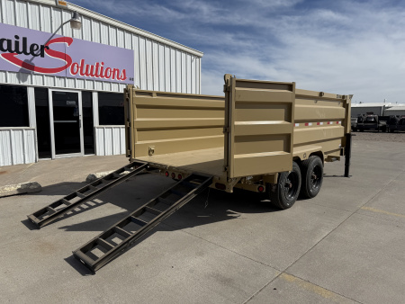 New 2027 Buckshot MFG GTI414 14' X 83" X 48" Dump Trailer