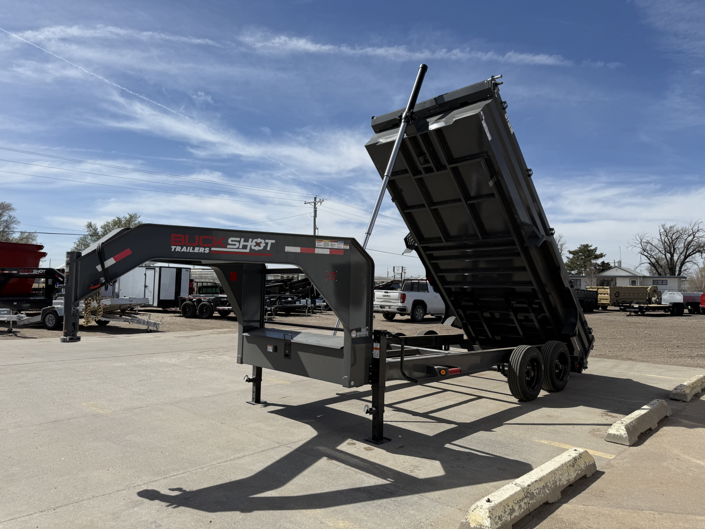 New 2027 Buckshot MFG GTI216 16' X 83" X 24" Dump Trailer