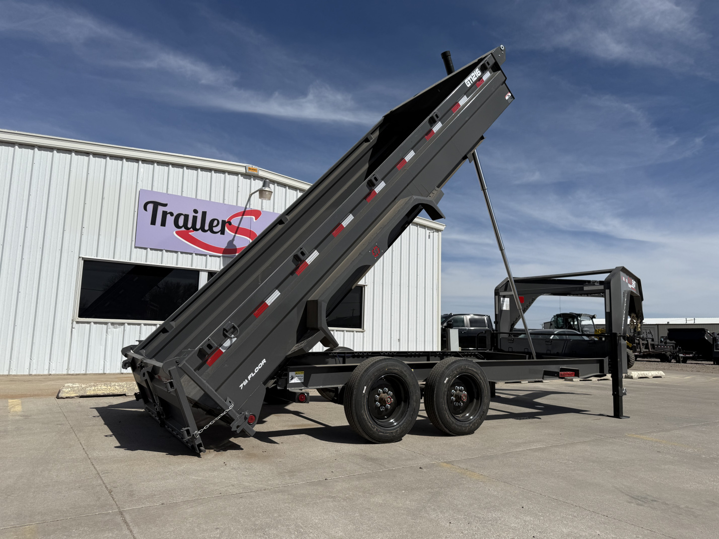 New 2027 Buckshot MFG GTI216 16' X 83" X 24" Dump Trailer