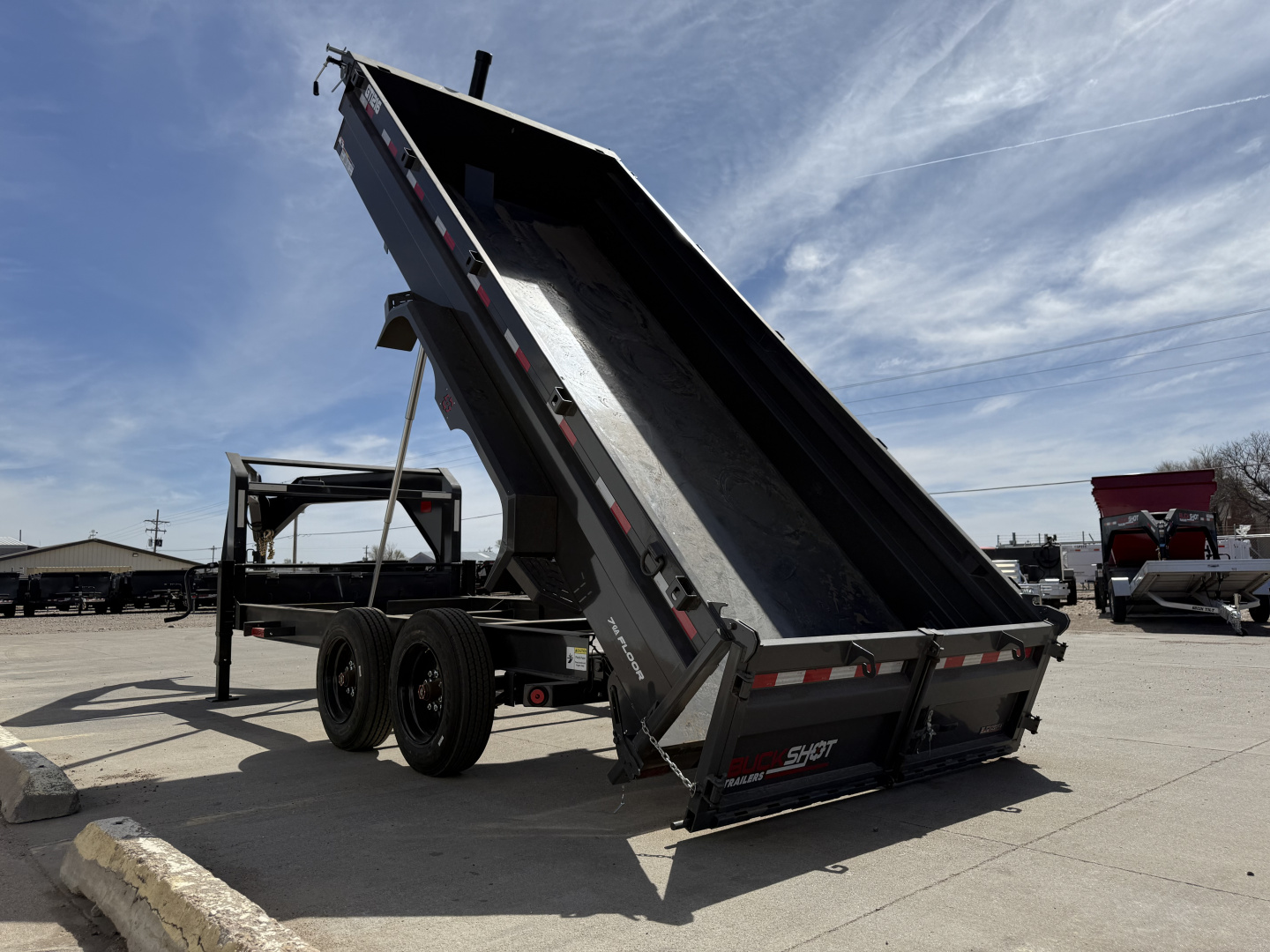 New 2027 Buckshot MFG GTI216 16' X 83" X 24" Dump Trailer