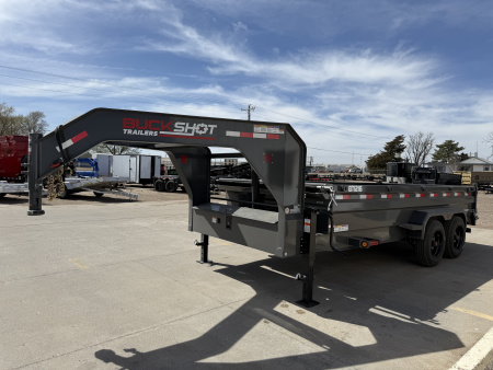 New 2027 Buckshot MFG GTI216 16' X 83" X 24" Dump Trailer