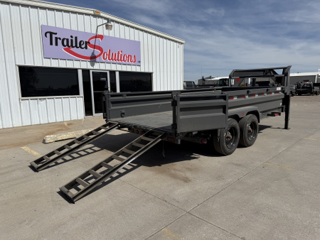 New 2027 Buckshot MFG GTI216 16' X 83" X 24" Dump Trailer