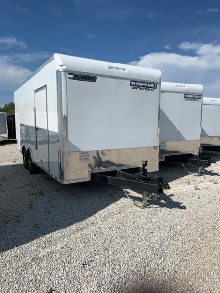 New 2026 Sure-Trac 8.5 x 20 14K Contractor Pro Ramp Door Cargo / Enclosed Trailer