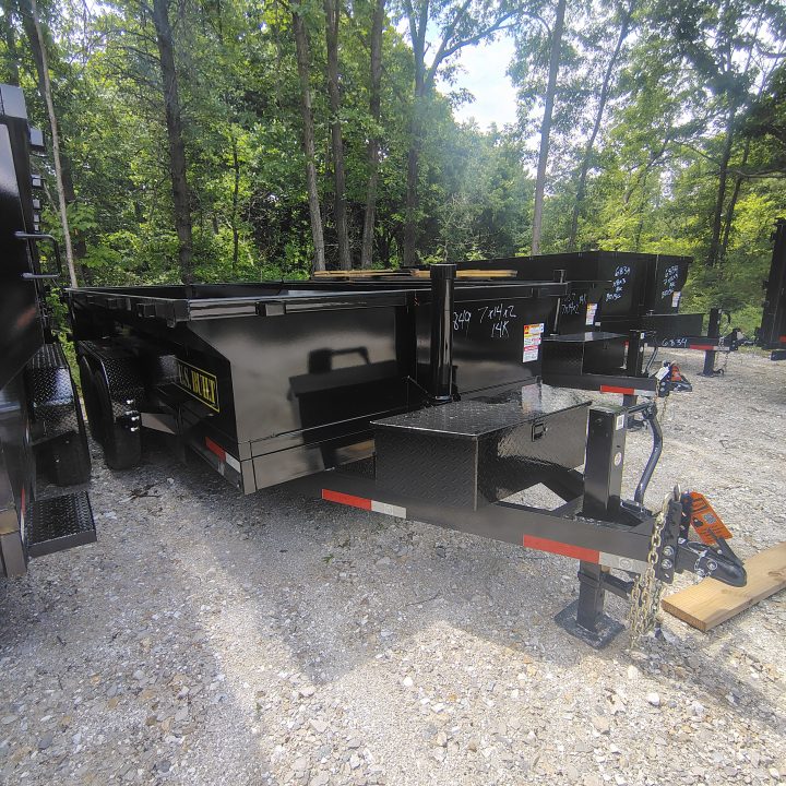 New 2026 U.S Built/Texas Pride Trailers 7x14x2 TA , 14K Axles Dump Trailer