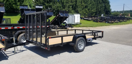 New 7 x 12 Sure-Trac Tube Top Utility Trailer 3k