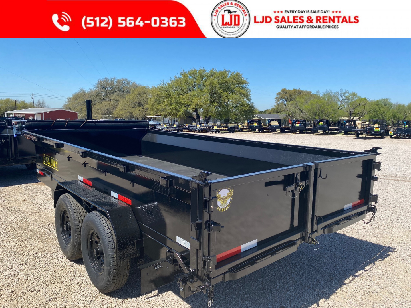 New 2026 US Built - Dump Trailer 16 x 2 - 16K GVWR
