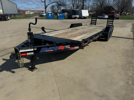 Used 2023 Liberty 83x19+3 16K w/ Stand Up Ramps Equipment Trailer