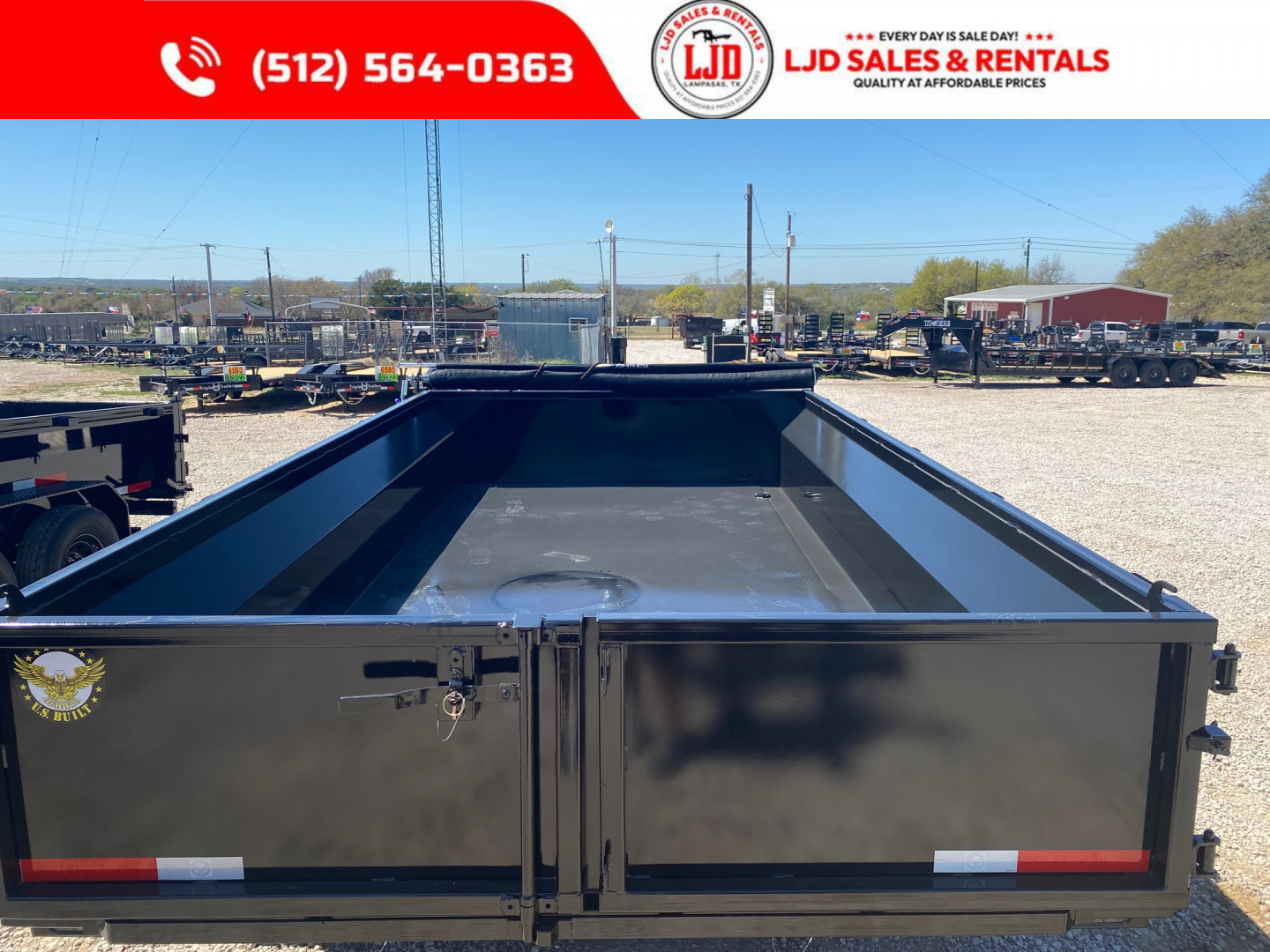 New 2026 US Built 7' X 14' 2' -Tarp - Ramps - 14K - Dump Trailer