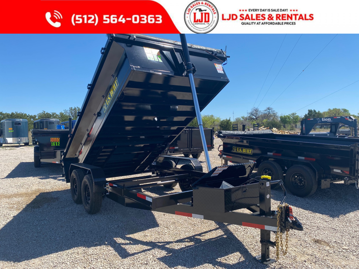 New 2026 US Built 7' X 14' 2' -Tarp - Ramps - 14K - Dump Trailer