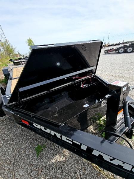 New 2026 Sure-Trac 7 x 22 (16+6) 17.6K Pro Series Tilt Deck Equipment Trailer