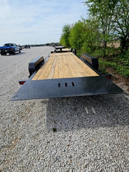 New 2026 Sure-Trac 7 x 22 (16+6) 17.6K Pro Series Tilt Deck Equipment Trailer