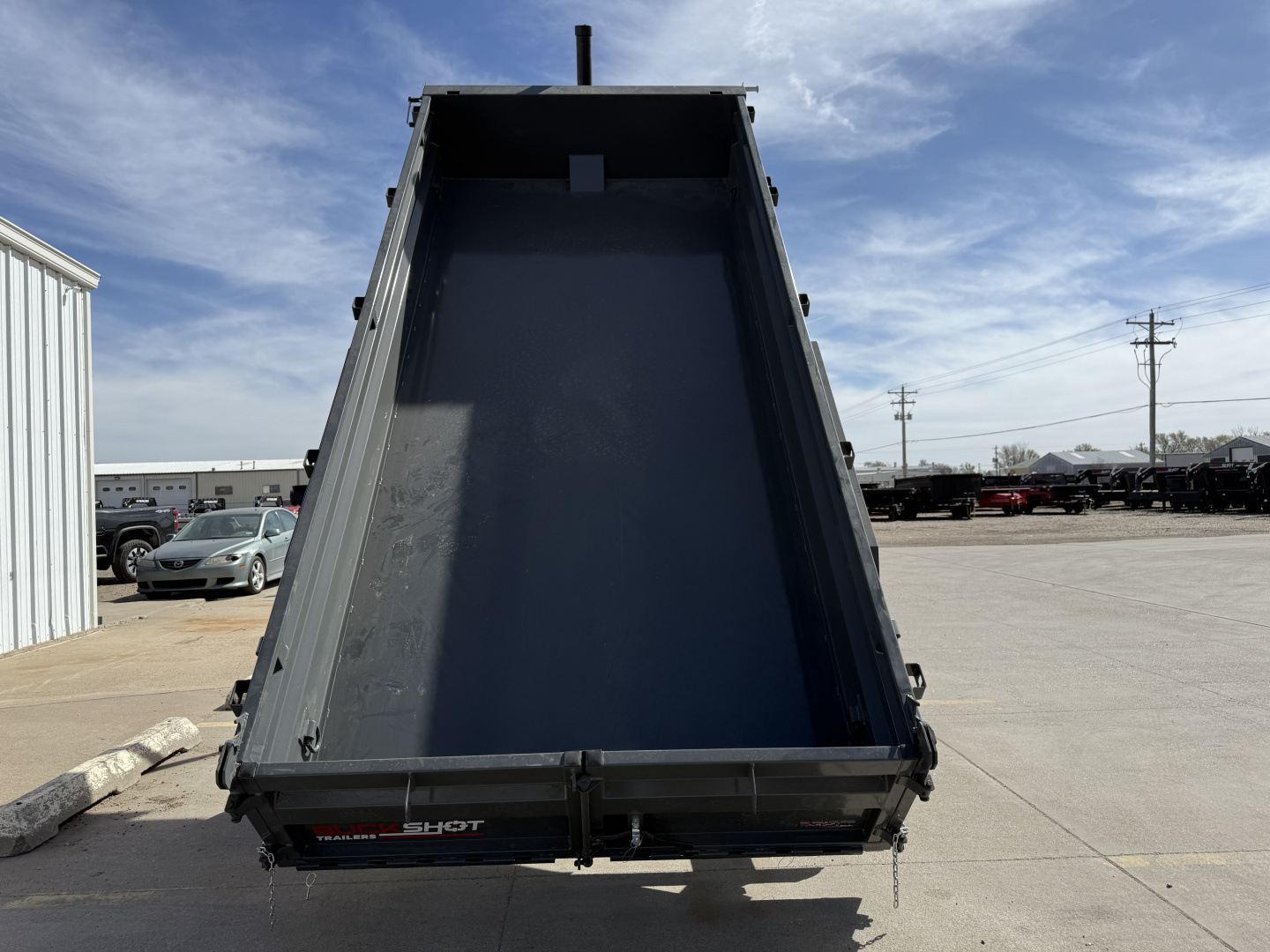 New 2026 Buckshot MFG TLP216 2 8K Axles, Hydraulic Jack, Dump Trailer