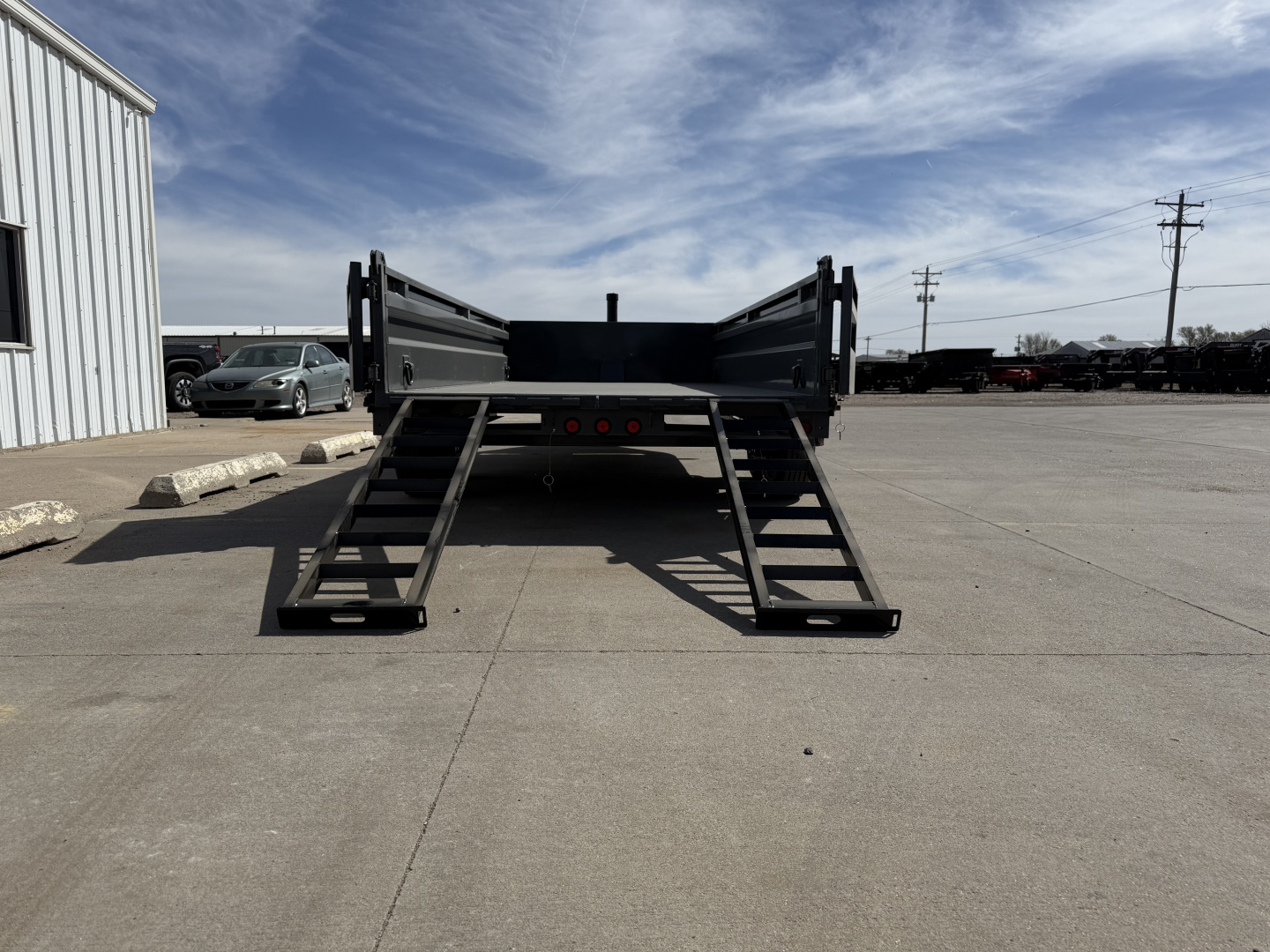 New 2026 Buckshot MFG TLP216 2 8K Axles, Hydraulic Jack, Dump Trailer