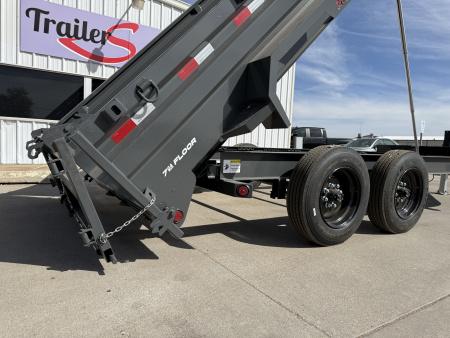 New 2026 Buckshot MFG TLP216 2 8K Axles, Hydraulic Jack, Dump Trailer