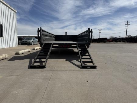 New 2026 Buckshot MFG TLP216 2 8K Axles, Hydraulic Jack, Dump Trailer