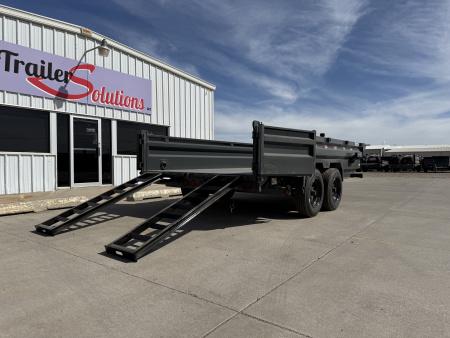New 2026 Buckshot MFG TLP216 2 8K Axles, Hydraulic Jack, Dump Trailer