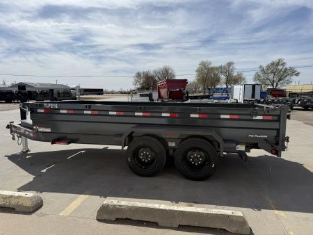 New 2026 Buckshot MFG TLP216 2 8K Axles, Hydraulic Jack, Dump Trailer