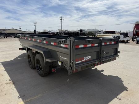 New 2026 Buckshot MFG TLP216 2 8K Axles, Hydraulic Jack, Dump Trailer