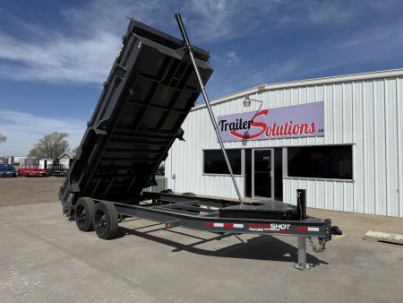 New 2026 Buckshot MFG TLP216 2 8K Axles, Hydraulic Jack, Dump Trailer