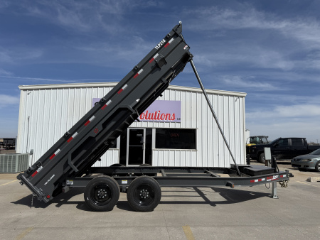 New 2026 Buckshot MFG TLP216 2 8K Axles, Hydraulic Jack, Dump Trailer