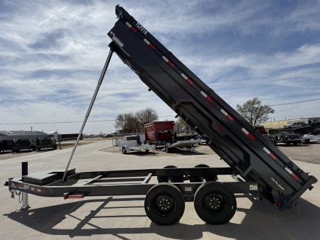 New 2026 Buckshot MFG TLP216 2 8K Axles, Hydraulic Jack, Dump Trailer