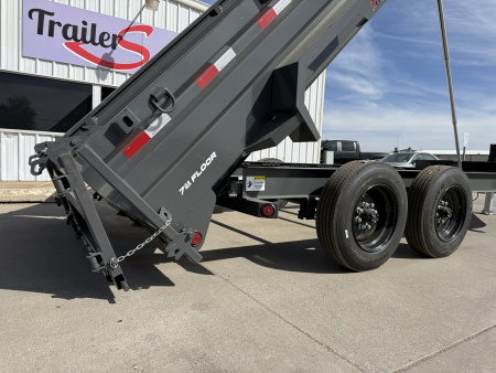 New 2026 Buckshot MFG TLP216 2 8K Axles, Hydraulic Jack, Dump Trailer