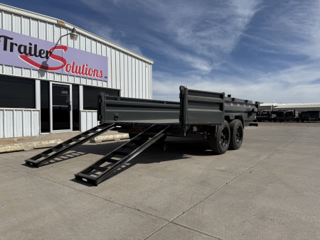 New 2026 Buckshot MFG TLP216 2 8K Axles, Hydraulic Jack, Dump Trailer