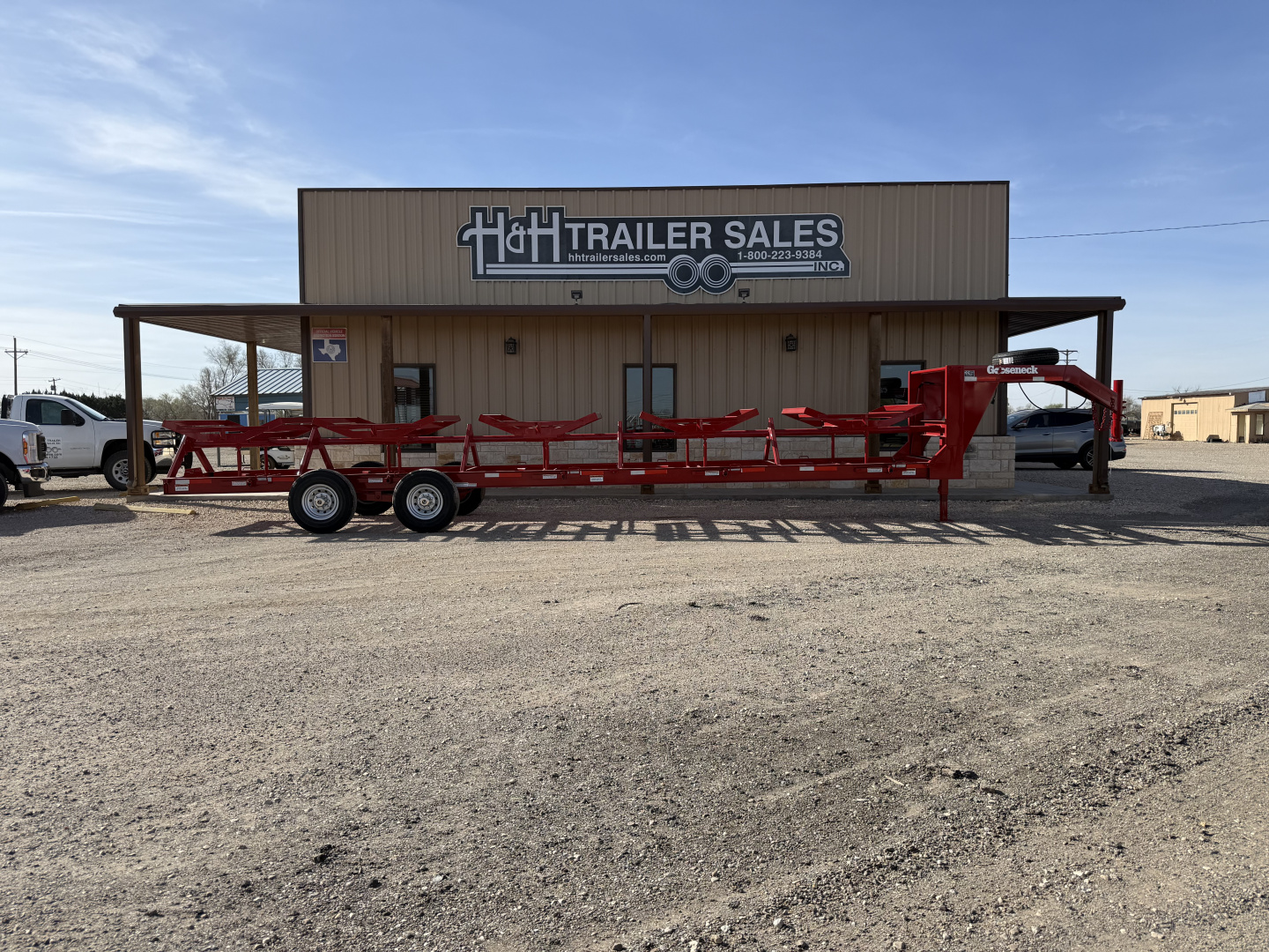 New 2026 Gooseneck Trailer MFG Hay Trailer