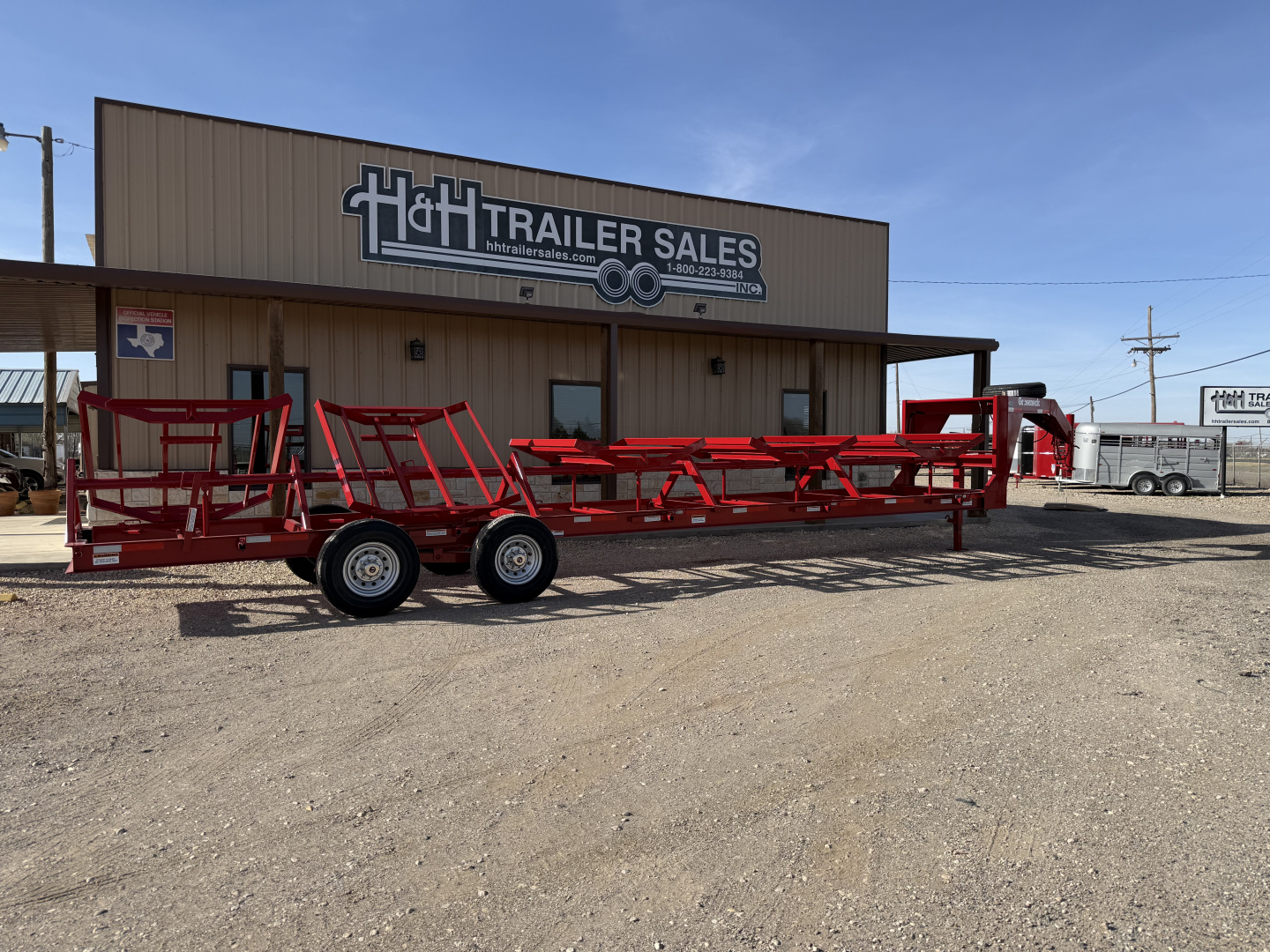 New 2026 Gooseneck Trailer MFG Hay Trailer