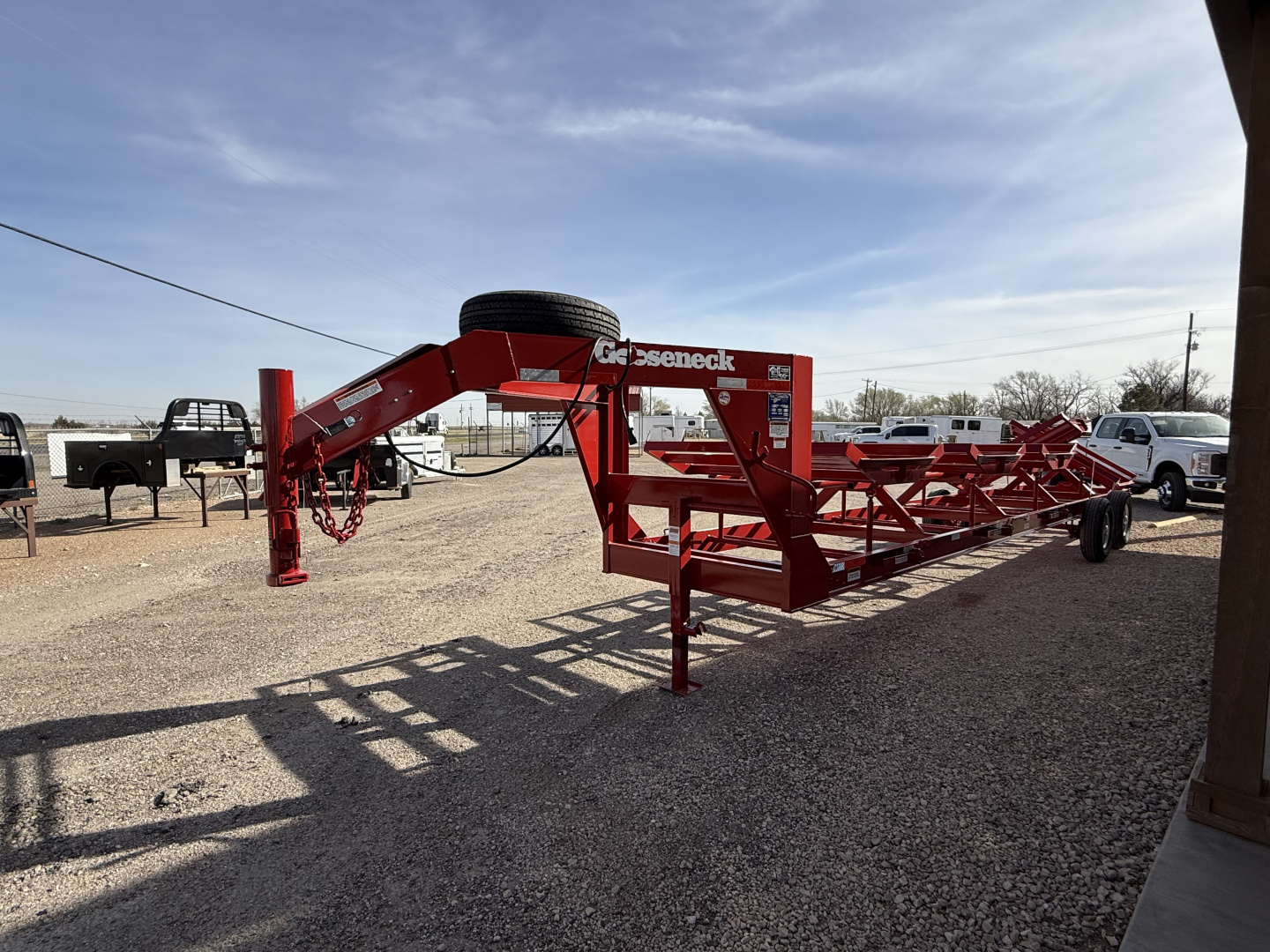 New 2026 Gooseneck Trailer MFG Hay Trailer