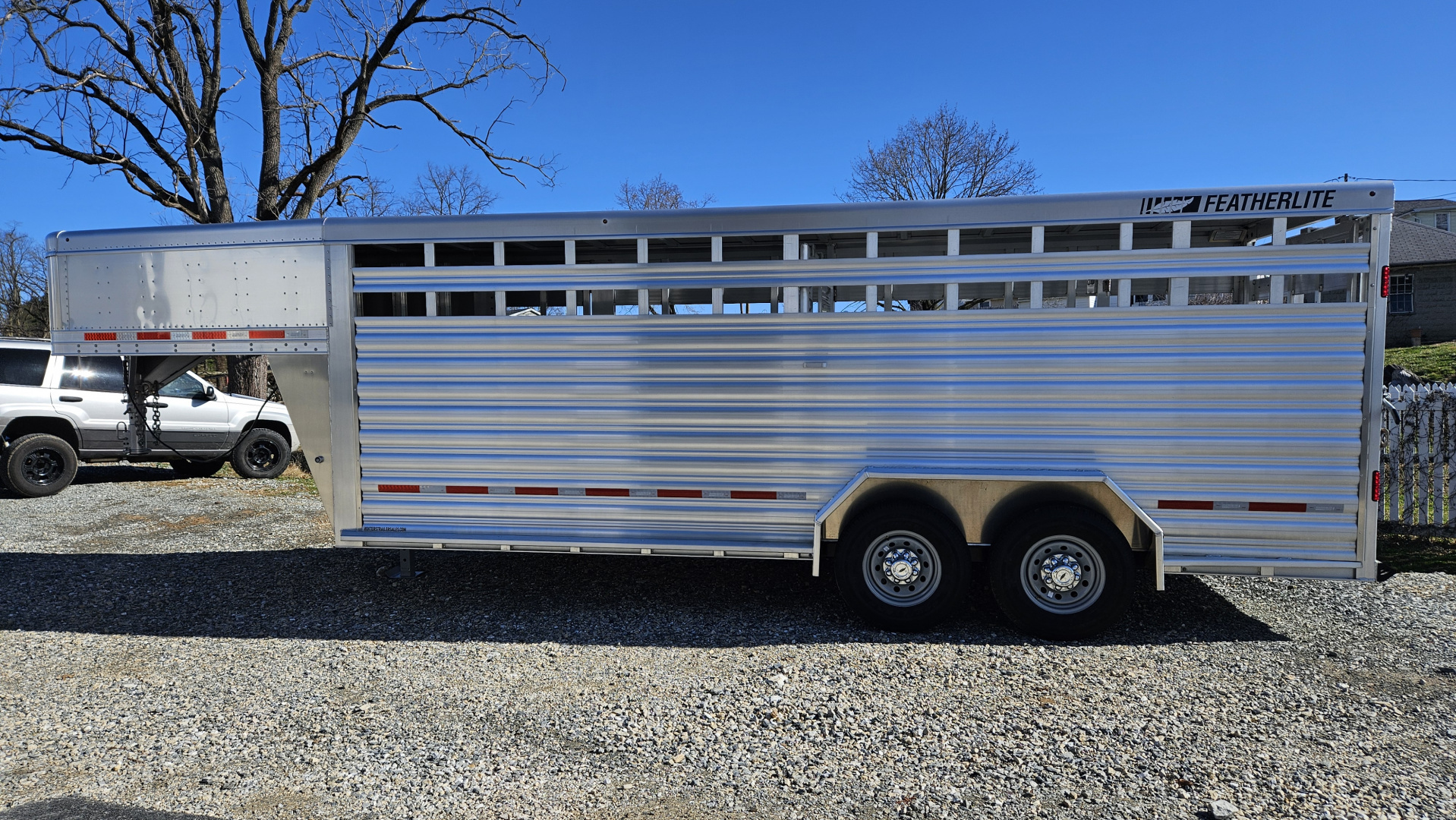 New 2026 Featherlite Trailers GOOSENECK 8127 7X20TA Stock / Stock Combo Trailer
