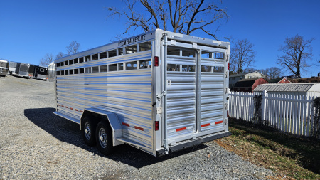 New 2026 Featherlite Trailers GOOSENECK 8127 7X20TA Stock / Stock Combo Trailer