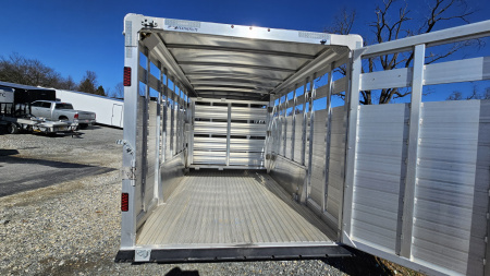 New 2026 Featherlite Trailers GOOSENECK 8127 7X20TA Stock / Stock Combo Trailer