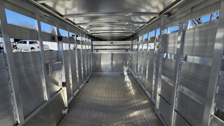 New 2026 Featherlite Trailers GOOSENECK 8127 7X20TA Stock / Stock Combo Trailer