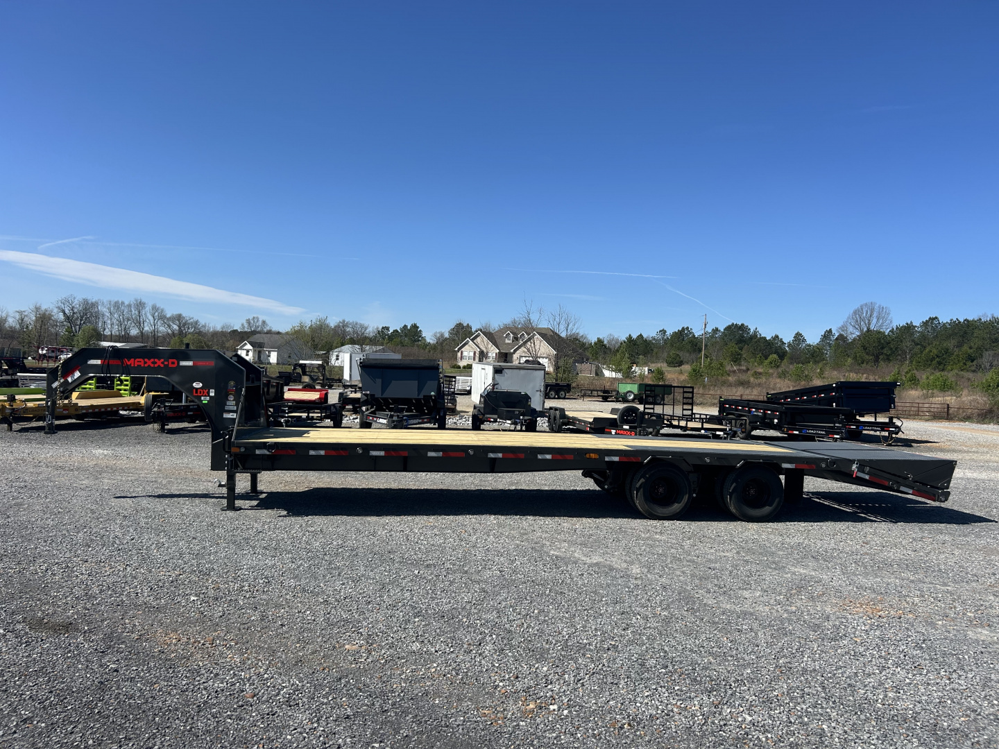 New 2026 MAXXD Gooseneck Flatbed Trailer | 102" x 30' 25K GVWR