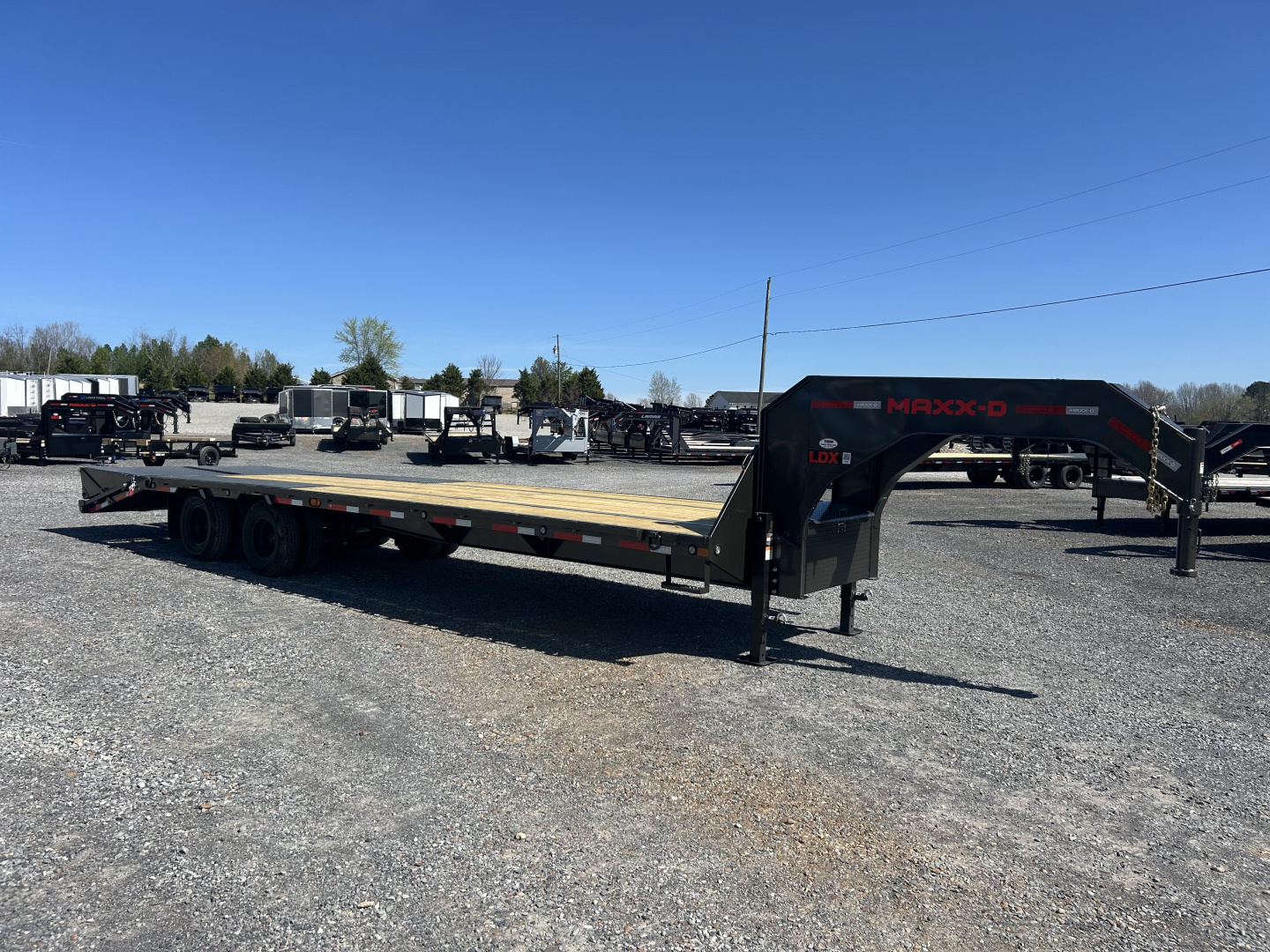 New 2026 MAXXD Gooseneck Flatbed Trailer | 102" x 30' 25K GVWR