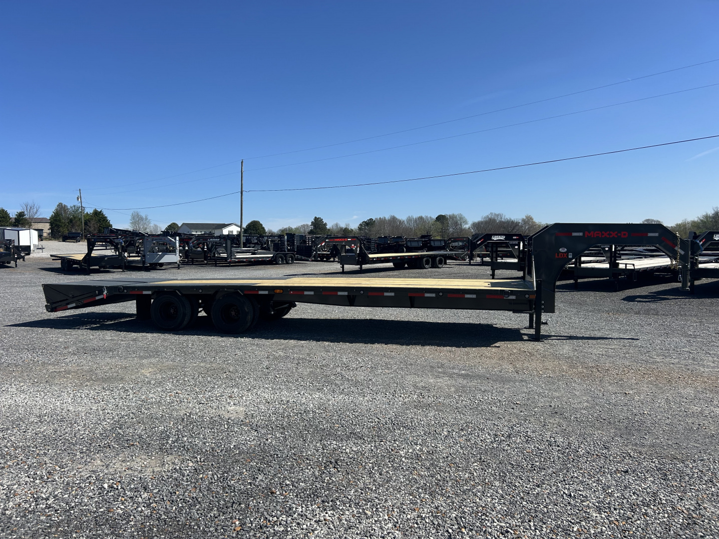 New 2026 MAXXD Gooseneck Flatbed Trailer | 102" x 30' 25K GVWR