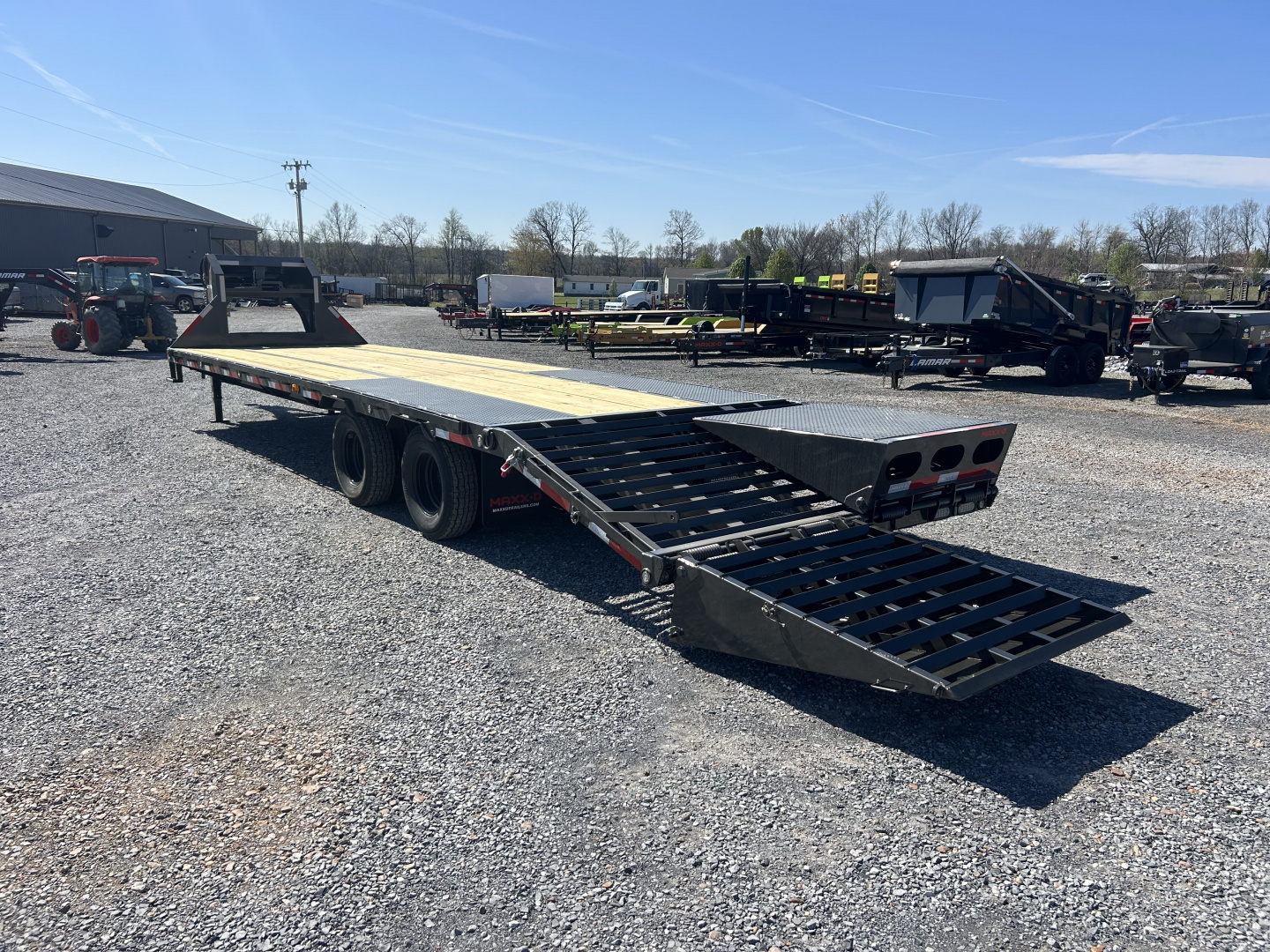 New 2026 MAXXD Gooseneck Flatbed Trailer | 102" x 30' 25K GVWR